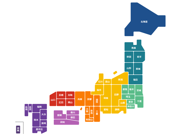 日本地図